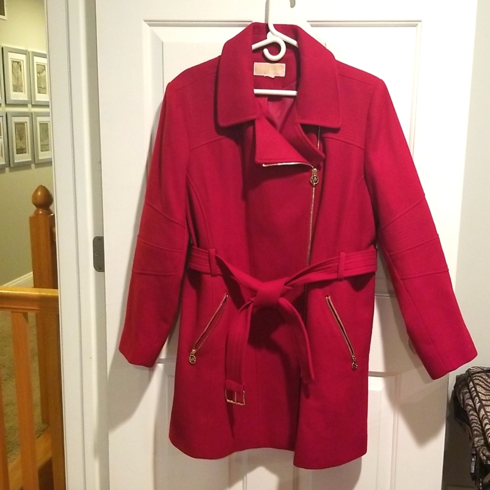 Red Michael Kors Jacket